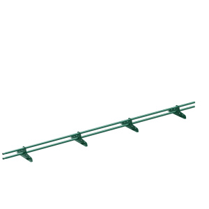 Снегозадержатель трубчатый VEGALite ф25/1,2мм 3000мм для МЧ, ПН, мягкой кровли RAL 6005