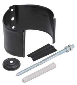 Кронштейн трубы (на кирпич) GRAND LINE 100мм RAL 7024