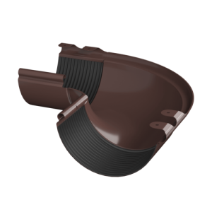 ТН МВС, внешний угол 90°, коричневый  125 мм