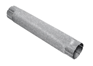 Труба круглая Optima, 100мм 1м Zn