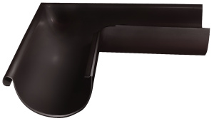 Угол желоба внешний Optima, 90 гр,125мм RR32