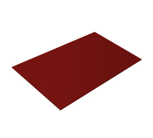 Плоский лист  0,45 PE-foil RAL 3011