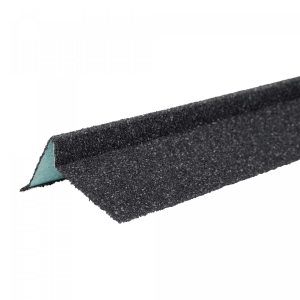 Планка торцевая с гранулятом Шинглас, графитовый