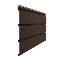 Docke STANDARD Софит с центральной перфорацией (Каштан)