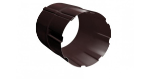 Соединитель трубы GRAND LINE 100 мм RAL 8017