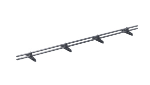 Снегозадержатель трубчатый VEGALite 20*40/1,2мм 3000мм для МЧ, ПН, мягкой кровли RAL 7024 