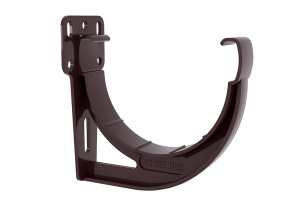 Grand Line ПВХ Кронштейн желоба slider Дизайн 135 шоколадный (RAL 8017)