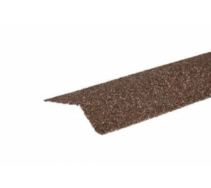 Планка карнизная с гранулятом Шинглас, терракотовый