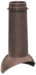 Универсальный выход Krovent Pipe-VT коричневый