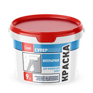 Краска Старатели Интерьерная супербелая 9л