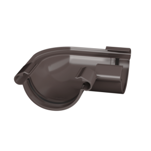 ТН ПВХ МАКСИ угол желоба 90° Коричневый