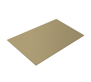 Плоский лист  0,45 PE-foil RAL 1014