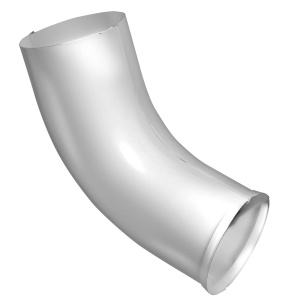 Колено стока GRAND LINE  100 мм RAL 9003