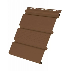 Соффит T4 частично перфорированный Grand Line Amerika 3,0 темный дуб