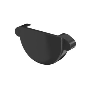 ТН ПВХ МАКСИ заглушка желоба антрацит