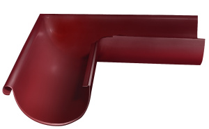 Угол желоба внешний GRAND LINE 90 гр. 125 мм RAL 3005