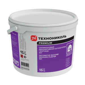 Силиконовая декоративная штукатурка ТЕХНОНИКОЛЬ 401 "короед" группа 3