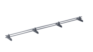 Снегозадержатель трубчатый VEGAStyle 20*40/1,5мм 3000мм для МЧ, ПН, для фальцевой кровли (цинк)