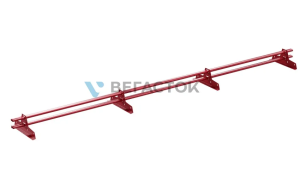 Снегозадержатель трубчатый VEGAStyle 20*40/1,2мм 3000мм для МЧ, ПН, мягкой кровли (RAL 3005)