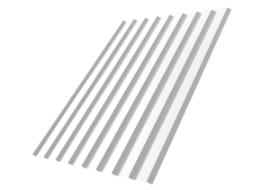 Лист профилированный С20A 0,4 PE RAL 9003