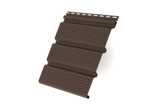 Соффит T3 полностью перфорированный Grand Line Amerika 3,0 коричневый