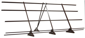 Ограждение кровельное Grand Line со снегозадержателем 1,2х3м RAL 8017