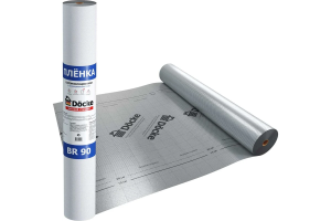 BR 90 Docke Плёнка пароизоляционная, с теплоотражающим слоем, 70 кв.м.