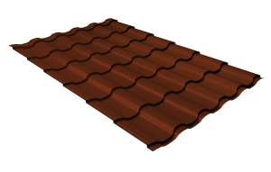 Металлочерепица Kredo Velur 0,5 RAL 3009