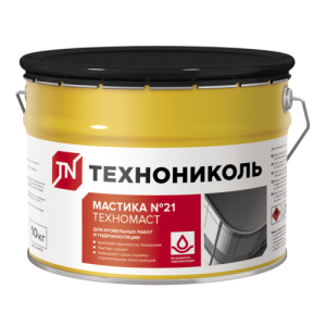 Мастика кровельная ТЕХНОНИКОЛЬ №21 (Техномаст), ведро 10 кг