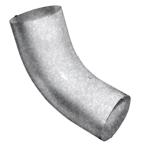 Колено 60 град, Optima 100мм Zn