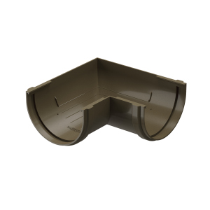 Элемент угловой 90° DOCKE PREMIUM Каштан D=120