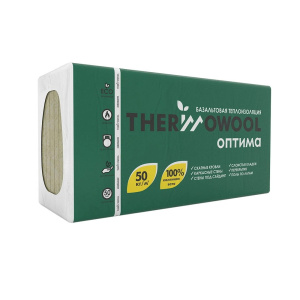 Изомин ThermoWool Оптима 1200*600*50 (0,288 м3/уп)