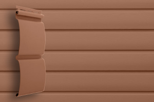 Сайдинг-панель 3,0 Блок-хаус D4,8 GL Amerika тёмно-бежевый