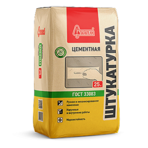 Штукатурка Старатели цементно-песчаная 25кг