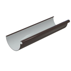 GLC PVC 152/100 желоб водосточный 152 мм, 3 м п. коричневый RAL 8019