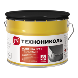 Мастика кровельная ТЕХНОНИКОЛЬ №21 (Техномаст), ведро 3 кг