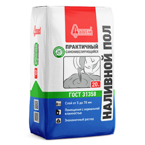 Наливной пол Старатели Практичный 20кг