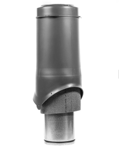 Выход вентиляции Krovent Pipe-VT 125 is серый
