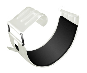 Соединитель желоба 125мм Optima RAL 9003