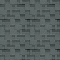 Гибкая черепица Docke PIE STANDARD/ ТЕТРИС/ Серый