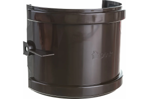 Docke STANDARD Соединитель желобов 120 мм (Темно-коричневый)