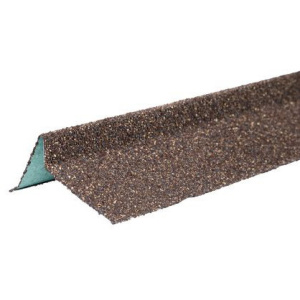 Планка торцевая с гранулятом Шинглас, медный