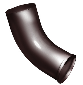 Колено стока GRAND LINE  90 мм RAL 8017