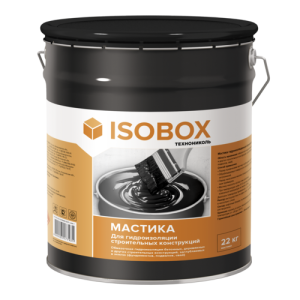 Мастика гиродизоляционная ISOBOX, ведро 22кг.