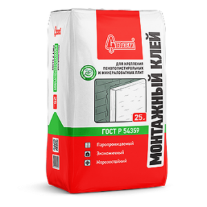 Клей монтажный Старатели для крепления пенополистирольных и минераловатных плит 25кг