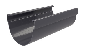 Grand Line ПВХ Желоб Дизайн 135 3м графит