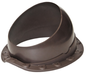 Проходной элемент Krovent Base-VT Wave 125/150 коричневый