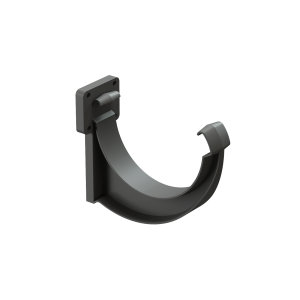 DOCKE LUX кронштейн желоба ПВХ графит D=141 