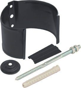 Кронштейн трубы (на кирпич) GRAND LINE 125/90 RAL 7024