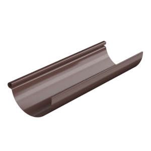 ТН МВС, желоб водосточный 125 мм, 3 п.м, коричневый